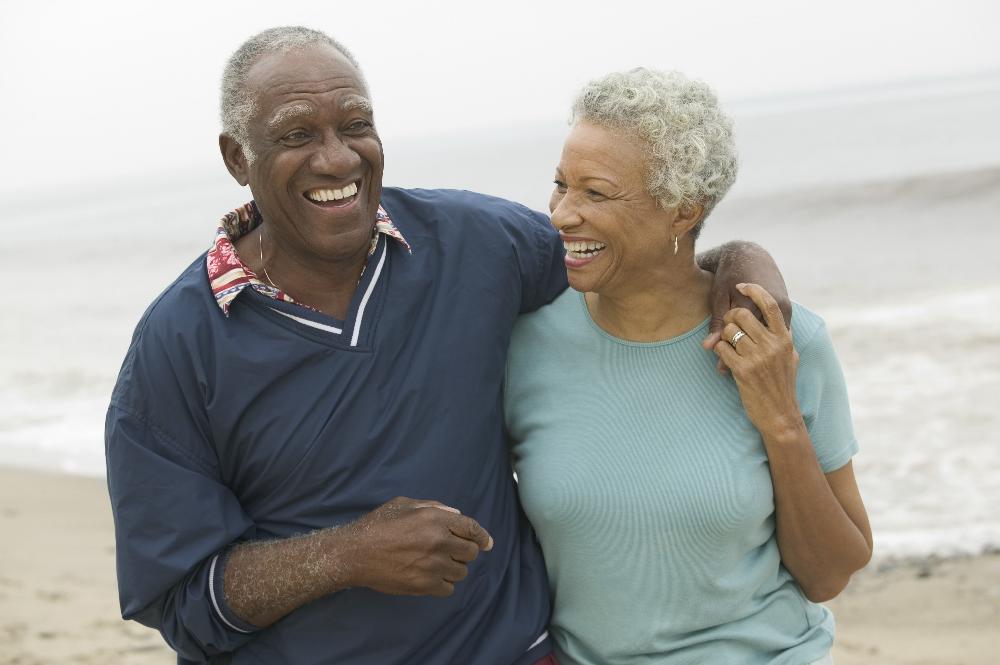 An elderly couple with Dental Crowns and Bridges in Birmingham, AL