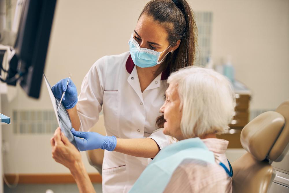 An elderly woman after getting Tooth-Colored Fillings in Birmingham, AL