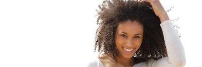 Lady smiling after teeth bonding at Cook Family Dental