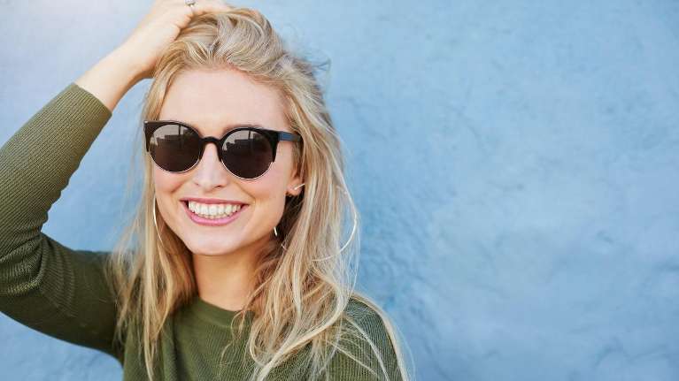 A happy teeth whitening patient in Birmingham, AL