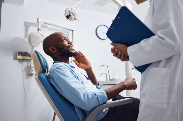 A patient after Tooth Extraction in Birmingham, AL