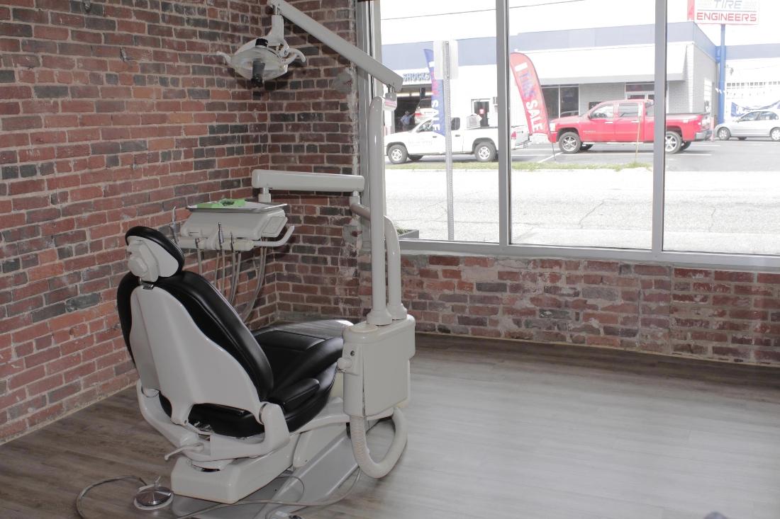 The Office Exam Room with a Window View at Cook Family Dental in Birmingham, AL