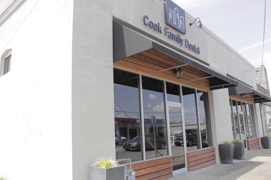 The front of the Cook Family Dental office in Birmingham, AL